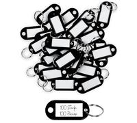 WINTEX Anelli portachiavi, diametro 25 mm, 100 pezzi, arrotondati, portachiavi, ideali per l’organizzazione delle chiavi, il bricolage, il DIY e il fai da te