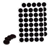 WINTEX Piastrine magnetiche - Set con 70 magneti - rotonde, extra forti e autoadesive - Diametro magnete 18 x 1,5 mm - Mini magneti autoadesivi per incollare e fai da te in nero