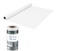 WINTEX Rotolo Carta da Lucido - 70 cm x 25 m - Carta Lucida per Disegno Tecnico e Architettura - Traslucida per Schizzi Fai da Te Decorazioni e Sartoria