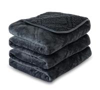 Winthome Coperta Ponderata Spessa e Calda 135x200cm 6kg, Weighted Blanket Anxiety, Doppia Cucitura, Coperta Antistress per Sonno Profondo e Migliore Recupero, Heavy Blanket Accogliente, Adulto(Grigio)