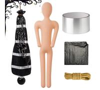 WINUSD Decorazioni di Halloween per esterni cadavere appesi vittime morte, oggetti di scena spaventosa finta borsa per il corpo per interni ed esterni, casa infestata, decorazione gonfiabile per feste