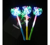 winvin 5 bacchette magiche con luci a LED, per bambini, ragazze, ragazzi, costume, cosplay, feste di Halloween (farfalla)
