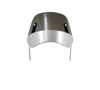 WINVOX Moto Parabrezza Deflettore Parabrezza per Moto da 6,5" E 9,45" per Parabrezza Universale Cupolino(Smoke Windshield B)