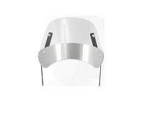 WINVOX Moto Parabrezza Deflettore Parabrezza per Moto da 6,5" E 9,45" per Parabrezza Universale Cupolino(Clear Windshield B)