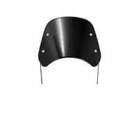 WINVOX Moto Parabrezza Deflettore Parabrezza per Moto da 6,5" E 9,45" per Parabrezza Universale Cupolino(Black Windshield A)