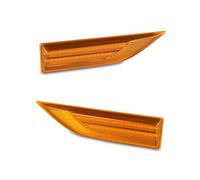 WINVOX Per Transporter T6, Per Per Multivan, Per Caddy 2K 2015-2017, 2 Luci Di Posizione Laterali A LED, Indicatori Di Direzione Indicatore di direzione a LED(Orange lens,Normal flashing)