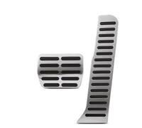 WINVOX Poggiapiedi Auto Copripedali Acciaio Inossidabile per Golf5 per Golf6 per Passat per B6 B7 per Jetta per Tiguan per Beetle LHD Senza Trapano Copripedali