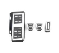 WINVOX Poggiapiedi Auto Copripedali in Acciaio Inossidabile per Golf 7 per Passat per B8 per Tiguan per A3 per 8V per Seat per Leon LHD Senza Trapano Copripedali