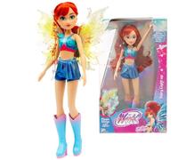 Winx - Bloom Fata Ali Luminose, Bambola 27 cm, Look da Fata del Fuoco, Snodata, Giocattolo per Bambina e Bambini dai 4 Anni in su