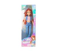Winx - Bloom Iconic, Bambola 27 cm Snodata con Top e Jeans a Zampa della Serie TV, Giocattolo per Bambina e Bambini dai 4 Anni