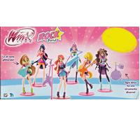 WINX CLUB BOX CON 4 WINX E 2 RIVISTE ROCK BAND