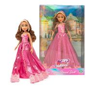 Winx - Flora Grand Ball, Bambola 27 cm Snodata con Abito da Ballo Rosa e Diadema, Giocattolo per Bambina e Bambini dai 4 Anni in su