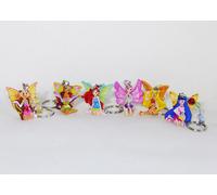 WINX PORTACHIAVI PZ 24 OGGETTISTICA BOMBONIERE FAI DA TE COMUNIONE CRESIMA