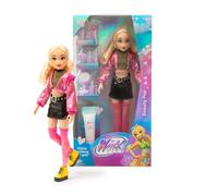 Winx - Stella Beauty Pop, Bambola e Gel Glitter, Snodata con Outfit da Concerto, Giocattolo per Bambina e Bambini dai 4 Anni in su