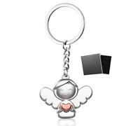 WINXMIN 1 pezzo Portachiavi angelo custode,portachiavi auto donna, ciondolo portafortuna, adatto come regalo per donne, fidanzate, colleghe,donna, angelo custode (Mamma Angelo)