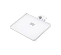 WINXMIN 1 pezzo Vassio con Aggancio a Morsetto, Vassoio per Scheda Audio, Vassoio per Supporto per Microfono, Multifunzione Supporto per Microfono Ripiano, Asta microfono, Porta microfono(bianca)