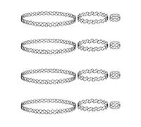 WINXMIN 12 Pezzi Choker Set Collana con Tatuaggi, Girocollo Elastico Regolabile in Stile Gotico Anni 90, Set Collane Braccialetti e Anelli per Donne e Ragazze, Nero