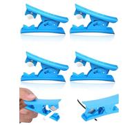 WINXMIN 4 pezzi Tagliatubi in Plastica,taglia tubi plastica e pvc, Cesoie per Tubi Gomma Morbida Silicone Tubo Taglierina, PVC Nylon Strumento di Taglio Portatile Tagliare Tubi Idraulici