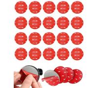 WINXMIN Biadesivo Extra Forte,3M VHB Confezione da 20 pezzi di Pastiglie Biadesivo Extra Forte,Impermeabile e resistente alle alte temperature,Adatta per auto,Action camera,Diametro 35 mm