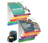 WINXMIN Guida alla Cucina della Pentola a pressione e Friggitrice ad Aria in Inglese con Istruzioni per 140+ Alimenti, Accessori e Suggerimenti per Piatti Sani e Deliziosi