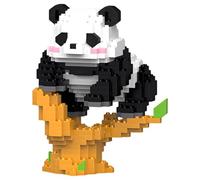 WINXMIN Modello di panda in mattoncini da costruzione, 458 pezzi, Set di mattoncini da costruzione, Un giocattolo da montare fai da te e un regalo creativo adatto ai bambini che amano la natura