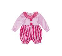 winying Bambino Costume Pagliaccio Joker Il Bebè Clown Buffo Del Giocatore | Manica Lunga,Salopette Monopezzo,Rtuta Da Pagliaccio Rosa Per Bebè,Compleanno,Festa In Fancy Dress,Carnevale,Baby Shower