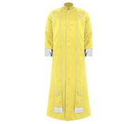 winying Costume da sacerdote da uomo, Halloween, parroco, monaco, predicatore, a maniche lunghe, per cosplay, carnevale, feste a tema, giallo, M