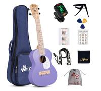 Winzz Ukulele soprano per bambini per adulti e bambini, 58 cm, colore viola