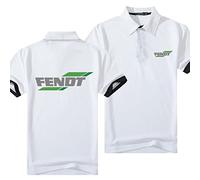 WIOSEN Polo manica corta uomo per FENDT Magliette da tennis traspiranti T-shirt estive maschili bottone frontale casual comode magliette sportive sportive mezze maniche,White-Adult L