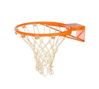 Wip Sport - Canestro Professionale da Basket Rinforzato (7.5kg) in Acciaio Verniciato, 45 cm di diametro, 100% Made In Italy (Rete Inclusa)