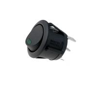 WIP12LED/G ROCKER SPST Pos: 2 OFF-ON 10A/250VAC 10A/24VDC nero 100mΩ