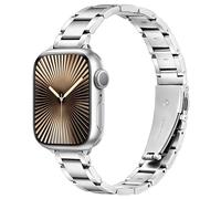 wipalor Cinturino in acciaio inossidabile compatibile con cinturini Apple Watch da 46 mm, 45 mm, 44 mm, 42 mm, 49 mm, elegante cinturino in metallo per iWatch serie 11, 10, SE, 9, 8, 7, 6, 5, 4, 3