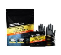 Wipes di Pulizia - Salviette Estetiche del Cruscotto, Cuscinetti per La Pulizia delle Auto Resistenti Ai Raggi UV, Detergente per Ristrutturazione del Veicolo da 10 Pezzi | Dashboard Gentle Dashboard