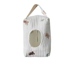WIPES - Dispenser per bambini, contenitore portatile ricaricabile, elegante organizzatore per pannolini, essenziali, asilo, avventura all'aperto, uso passeggino, cambio memoria