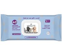 Idrofil WIPETS SALVIETTINE DETERGENTI PER ANIMALI CLOREXIDINA 40 PEZZI