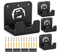 WIPHANY Gancio per porta auto Wrangler Portaoggetti da parete per auto Montaggio a parete Supporto per porta automatica Rimovibile Staffa per porta automatica con rivestimento in gomma Modello di luce