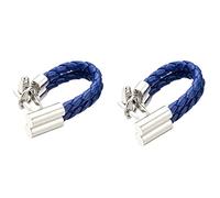 WIPPWER Blue Braided Rope Men's Accessories Party Clothing Accessories Dating Shirt Cufflinks Shirt Cufflinks