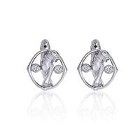 WIPPWER Boutique Cufflinks Hollow Leopard Animal Fashion Cool Cufflink Zircon Cuff Links Shirt Buttons Mens Jewelry Gifts for Men