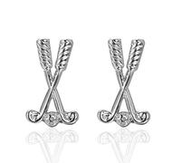WIPPWER Classic New Golf Racket Modeling Cufflinks Metal Cufflinks Men's Shirt French Sleeve Cufflinks