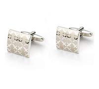 WIPPWER Classic Silver Color Men's Cufflink Gift Party Wedding Suit Shirt Button Cuff Links