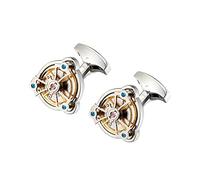 WIPPWER Cufflinks for Men Cufflinks for Men,Business, Wedding,Cufflinks Box Included Business Wedding Party