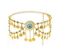 WIPPWER Dunhuang Flying Accessories Ancient Style Ethnic Belt Hanfu Tassel Belly Dance Waist Chain Jewelry