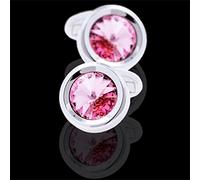 WIPPWER Men's Jewelry Shirt Cuff Accessories Pink Cufflinks Wedding Buttons Guest Shirt Cufflinks Clothing Accessories
