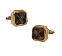 WIPPWER Square Labyrinth Cufflinks Fashion Men's Gifts Casual Dating Business Banquet French Shirts Cuff Links