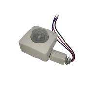WIQOLESVL Sensore PIR 110-220V Sensore di Movimento 110V Sensore di Movimento Timer 220V Sensore di Movimento Esterno a infrarossi Automatico Interruttore della Luce(10mm White)