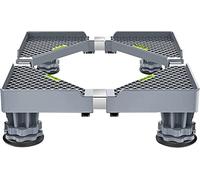 WIQUYBML Base per Lavatrice, Base Multifunzionale, Altezza 9-12 cm, Frigorifero Regolabile, Lunghezza/Larghezza 42-65 cm, asciugatrice, lavastoviglie, vassoi da Pavimento, 4 Gambe