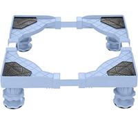 WIQUYBML Base per Lavatrice, Base per Frigorifero, Altezza Regolabile, Lunghezza Frigorifero 50-60 cm, piedistallo per Lavatrice e asciugatrice, 4 Gambe, 9-13 cm