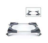 WIQUYBML Base per Lavatrice Grande Carrello Regolabile per Frigorifero Base per Macchina Mobile Larghezza 15-22 Pollici Lunghezza 26-34 Pollici Vassoi per vasi da Fiori per asciugatrice e f