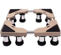 WIQUYBML Base per Supporto lavatriceBase Regolabile con 4/8/12 Gambe Resistenti Lunghezza piedistallo 45-66 cm Larghezza 43-64 cm Piedistalli per asciugatrice e Frigorifero e 12 Gambe - 14-17 cm