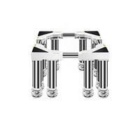 WIQUYBML Base Regolabile per Lavatrice e asciugatrice - Adatto a piedistalli Multiuso da 45-65 cm per Frigorifero, lavastoviglie e fioriere. Altezza 10/15/20/25 cm. Supporto Robusto.